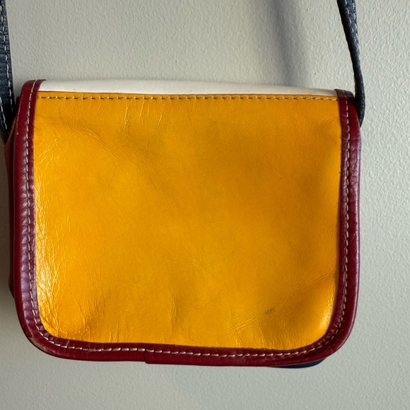 Vera Pelle Vintage Leather Small Crossbody Purse - Picture 3 of 14